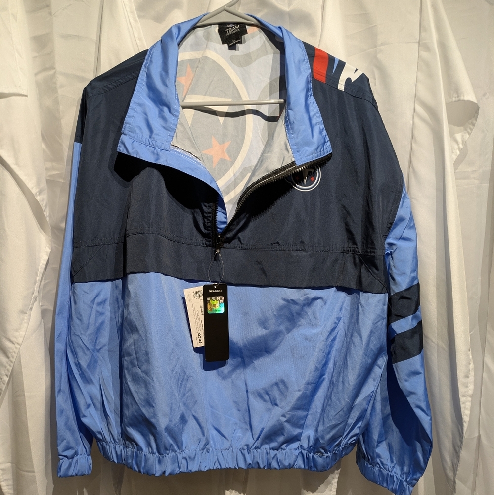 B2 Foco Tennessee Titans Womens Winning Play Windbreaker Sz XL NWT
